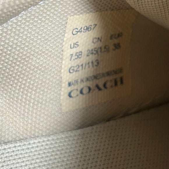 Coach Clip Low Top Sneaker KHAKI/SADDLE
Size 7.5B - Picture 11 of 11